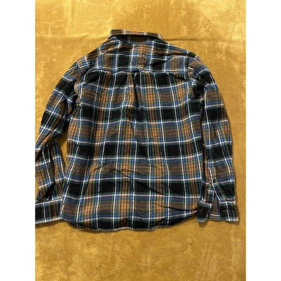 Woolrich Long Sleeve Button  Plaid Flannel multi-color Men's Sz M - Picture 6 of 6